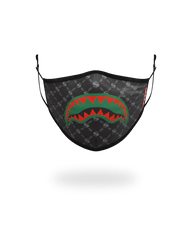 ADULT SPUCCI (BLACK) FORM-FITTING FACE MASK
