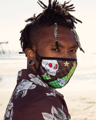 WTF THUNDER SHARK FACE MASK