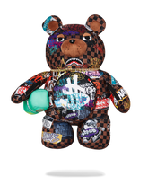 SHARKS IN PARIS THE RIZZ MONEYBEAR TEDDYBEAR BACKPACK
