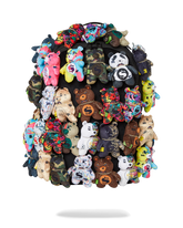 PACK OF BEARS REAL PLUSH BEARS RUNWAY PIECE BACKPACK - SUPER EXCLUSIVE