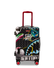 MIND TRIP SHARK DOSE SHARKNAUTICS HARDSHELL CARRY-ON LUGGAGE