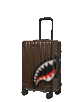 SHARKS IN PARIS BLUR EFFECT CARRY-ON LUGGAGE