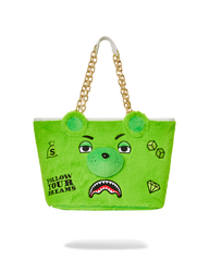PLUSH MONEYBEAR TOTE (GREEN)