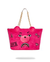 PLUSH MONEYBEAR TOTE (PINK)
