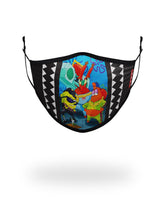 ADULT SPONGEBOB TRACK SUIT FORM FITTING FACE-COVERING