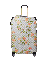 A.I. AFRICAN INTELLIGENCE ELEGANT ENERGY SHARKITECTURE FULL SIZE LUGGAGE - SANDFLOWER COLLAB