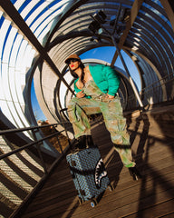 MIDNIGHT MAGIC SHARKS IN PARIS HARD SHELL CARRY-ON LUGGAGE