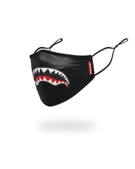 ADULT SHARK LOGO (BLACK) FORM-FITTING FACE MASK