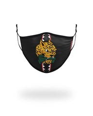 KIDS FORM FITTING MASK: SPUCCI LEOPARD