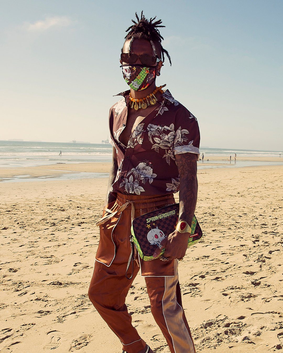 WTF THUNDER SHARK FACE MASK