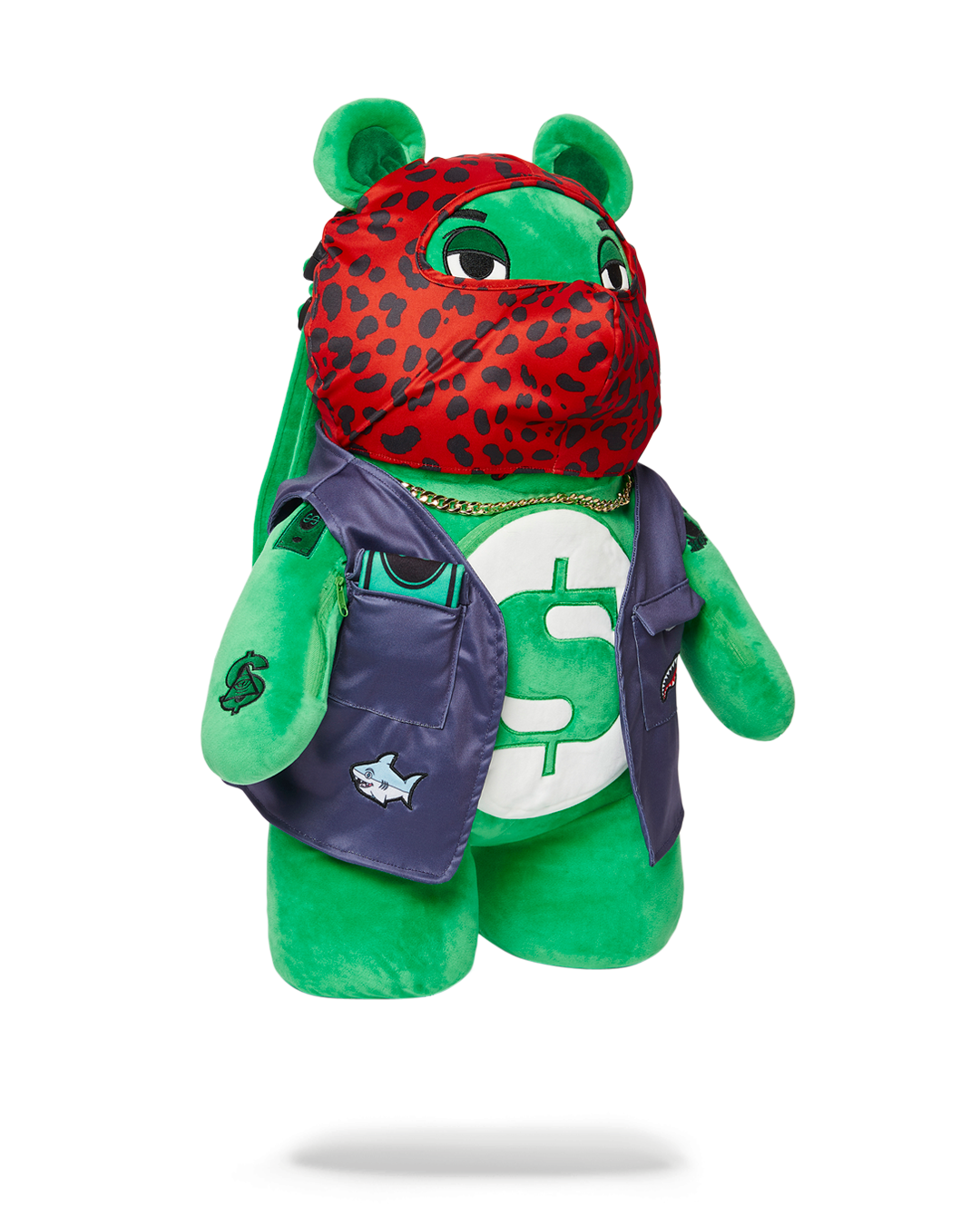 SKI MASK THE BEAR - MONEYBEAR TEDDYBEAR BACKPACK