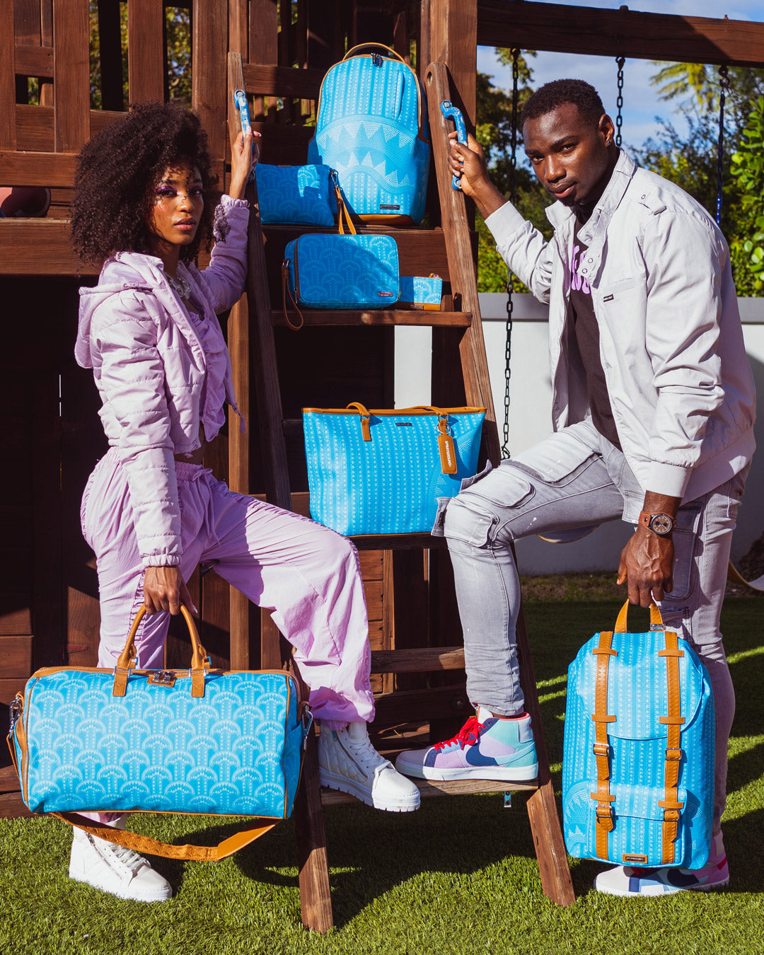 ILLUCHAINS TURQ HILLS BACKPACK