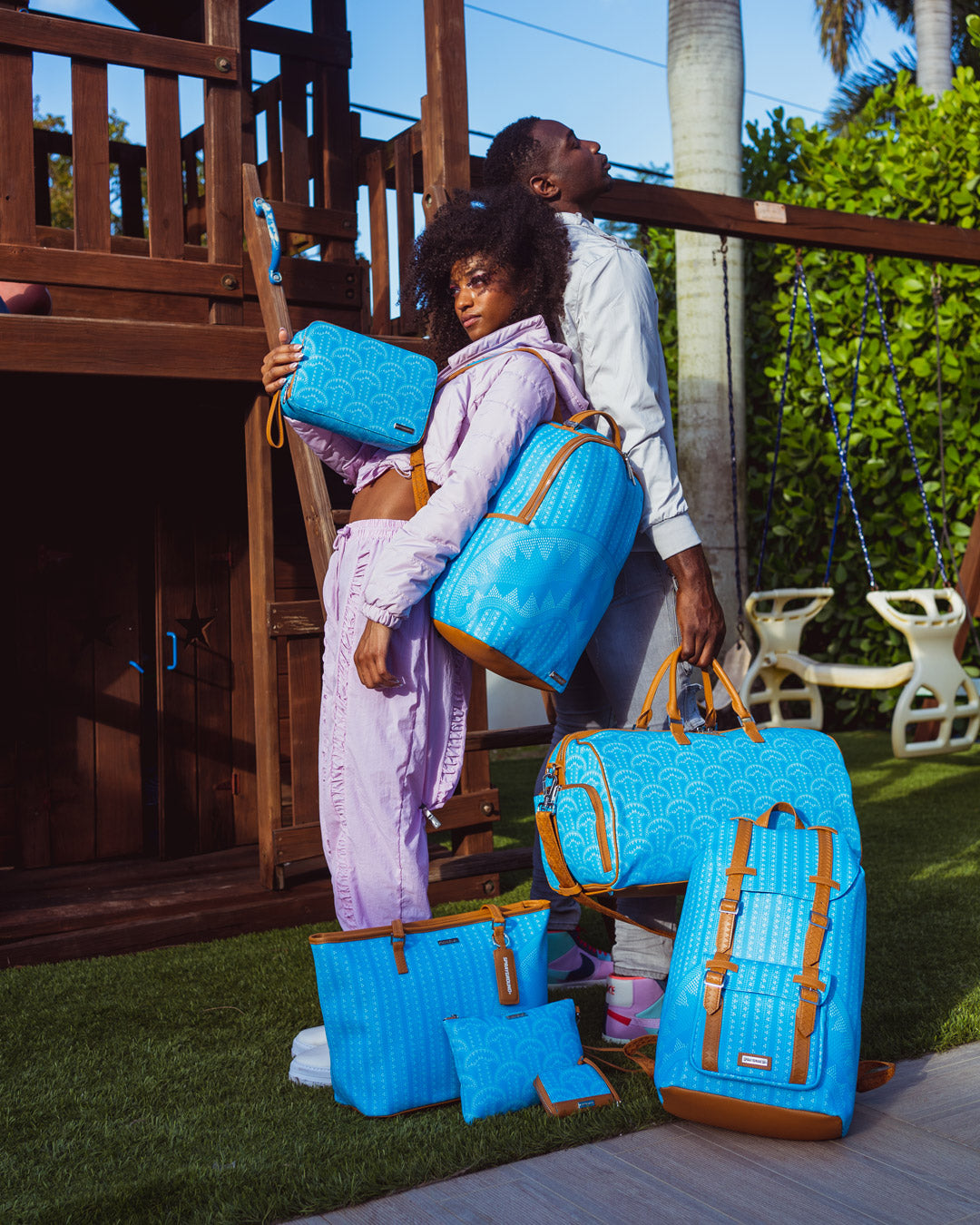 ILLUCHAINS TURQ HILLS BACKPACK