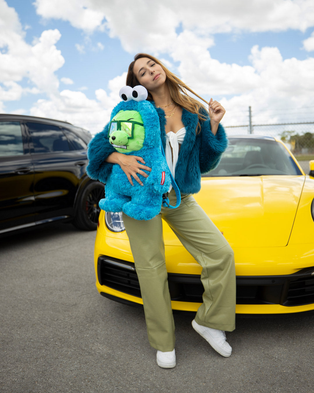 MONEY "COOKIE" BEAR TEDDYBEAR BACKPACK