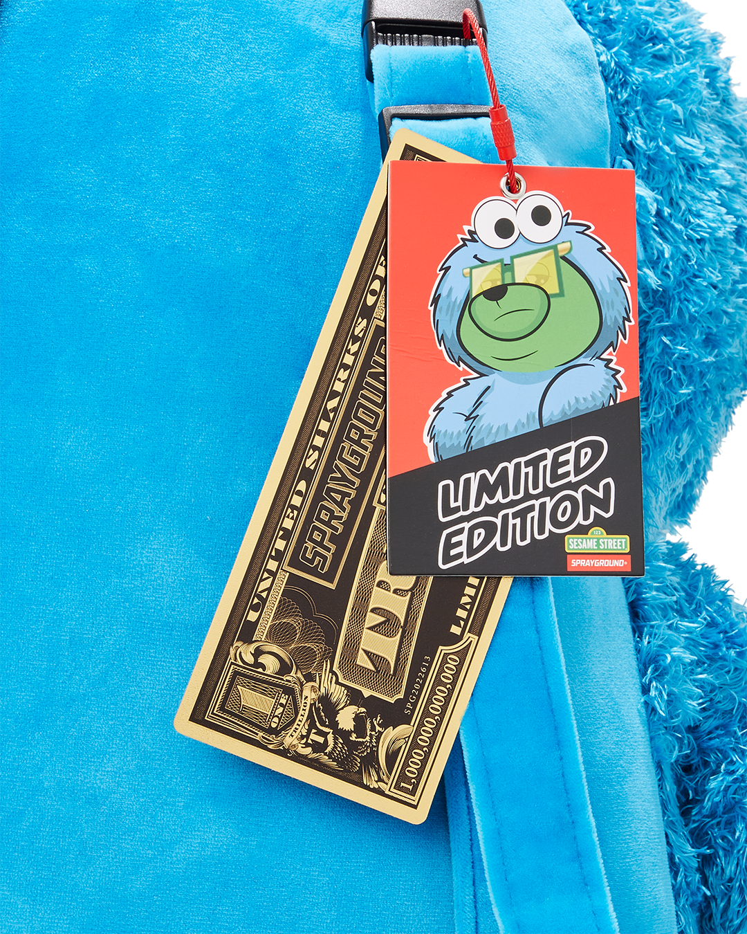 MONEY "COOKIE" BEAR TEDDYBEAR BACKPACK