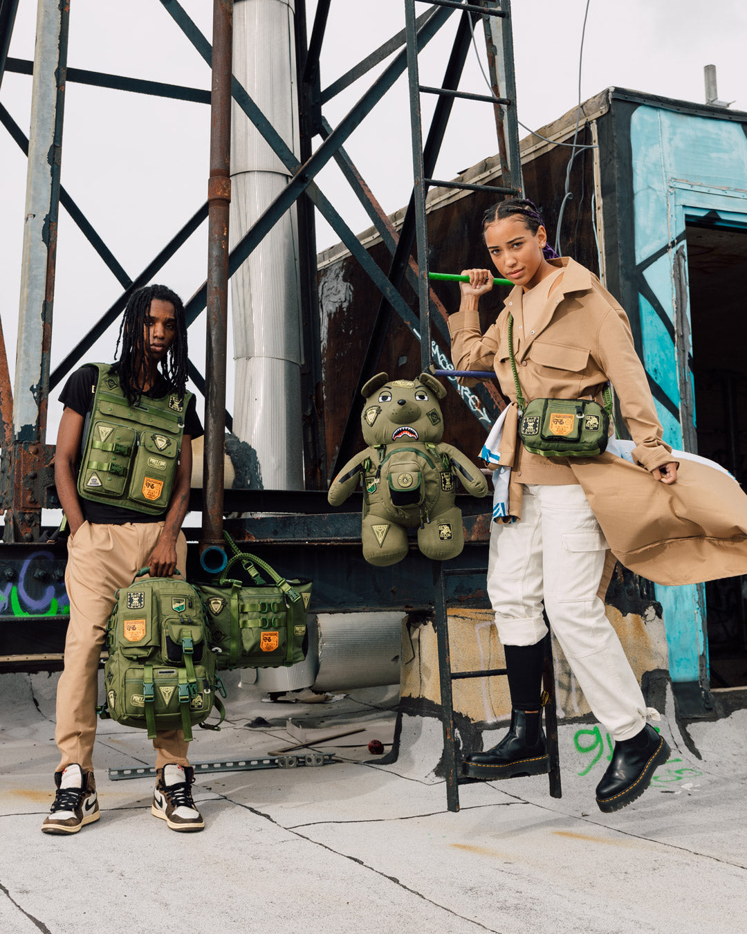 SPECIAL OPS FULL THROTTLE MONEYBEAR TEDDYBEAR BACKPACK