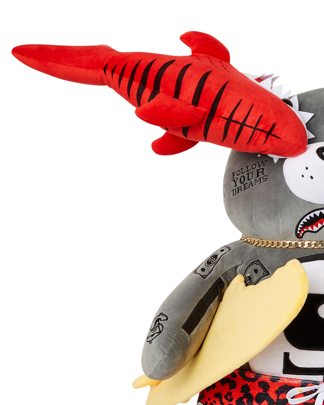 SHARK FRIENDS MONEYBEAR TEDDYBEAR BACKPACK