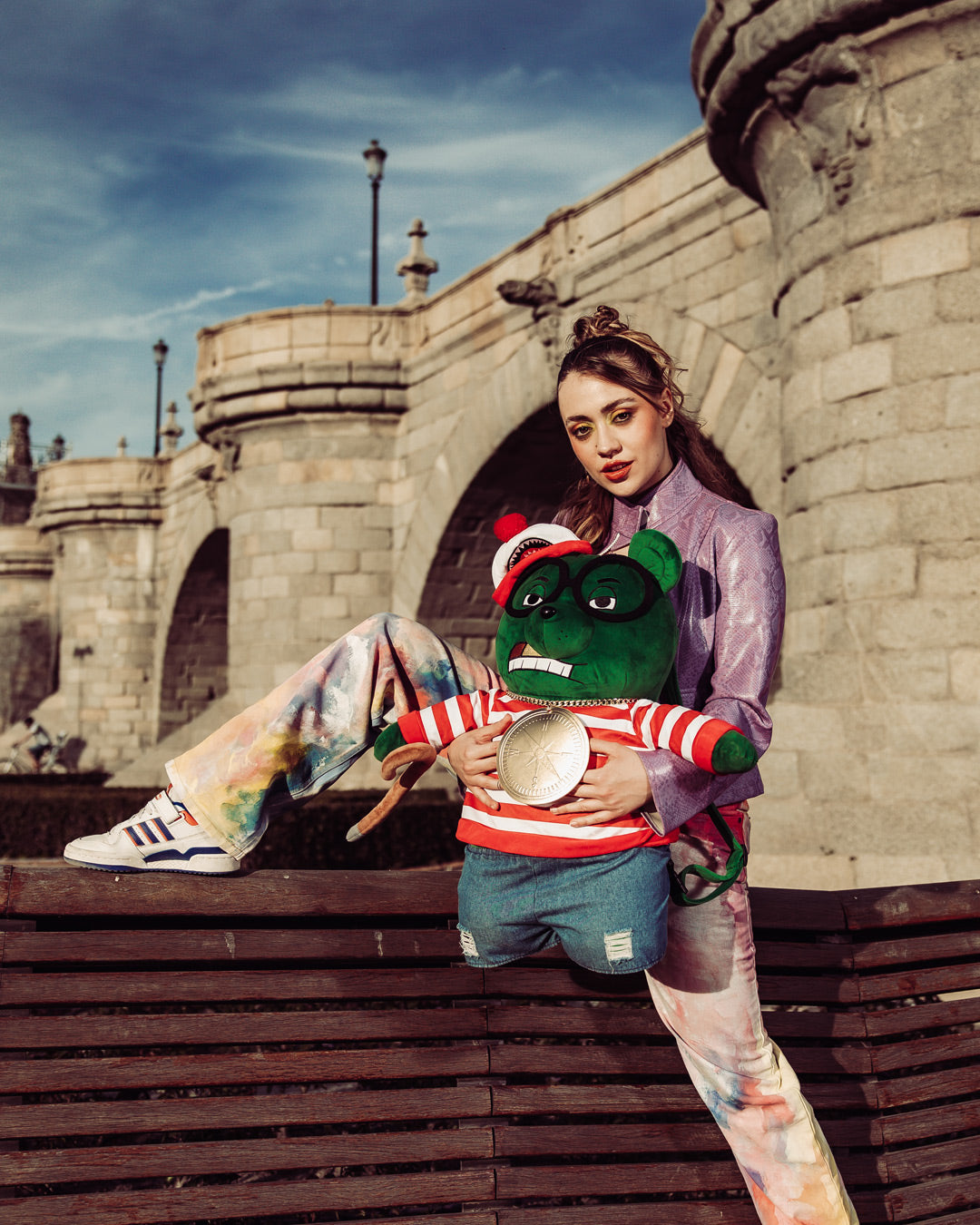 WHERES WALDO MONEYBEAR TEDDYBEAR BACKPACK