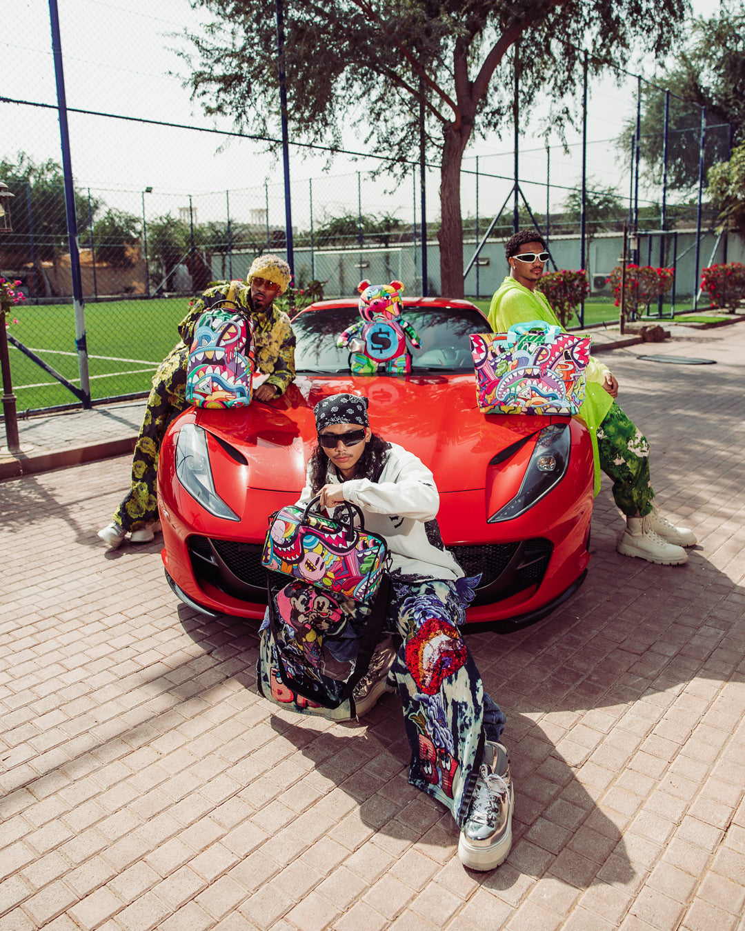 STEADY TRIPPIN MONEYBEAR TEDDYBEAR BACKPACK