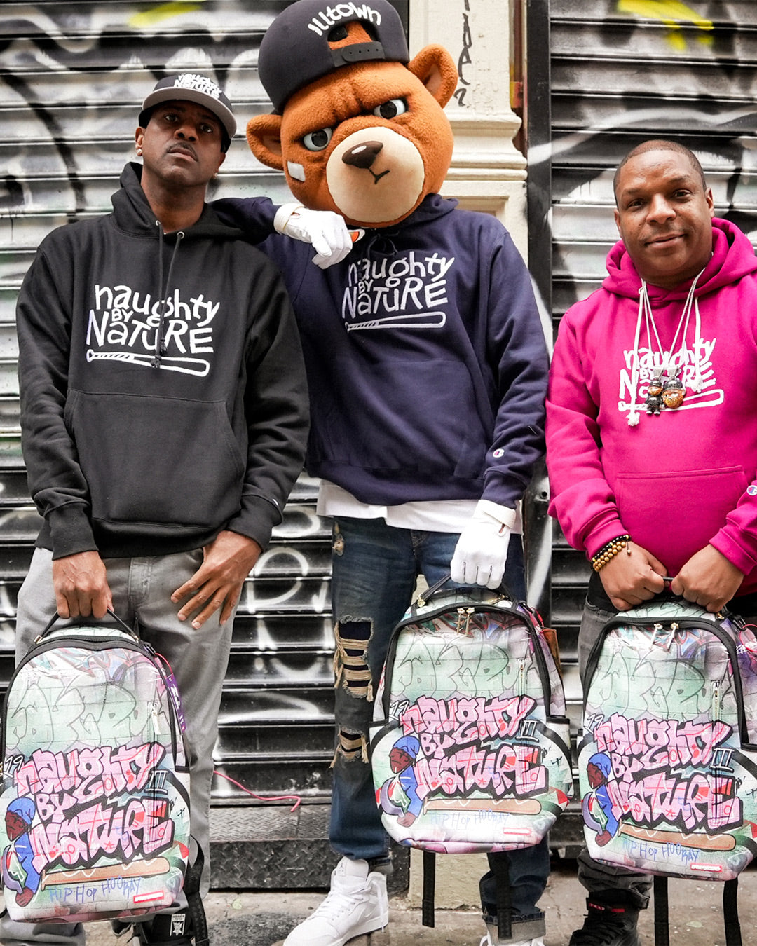 NAUGHTY BY NATURE HIP HOP HOORAY 30TH ANNIVERSARY COLLAB BACKPACK