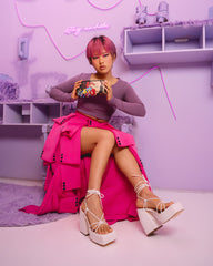 SLICED AND DICED CAMO POUCH