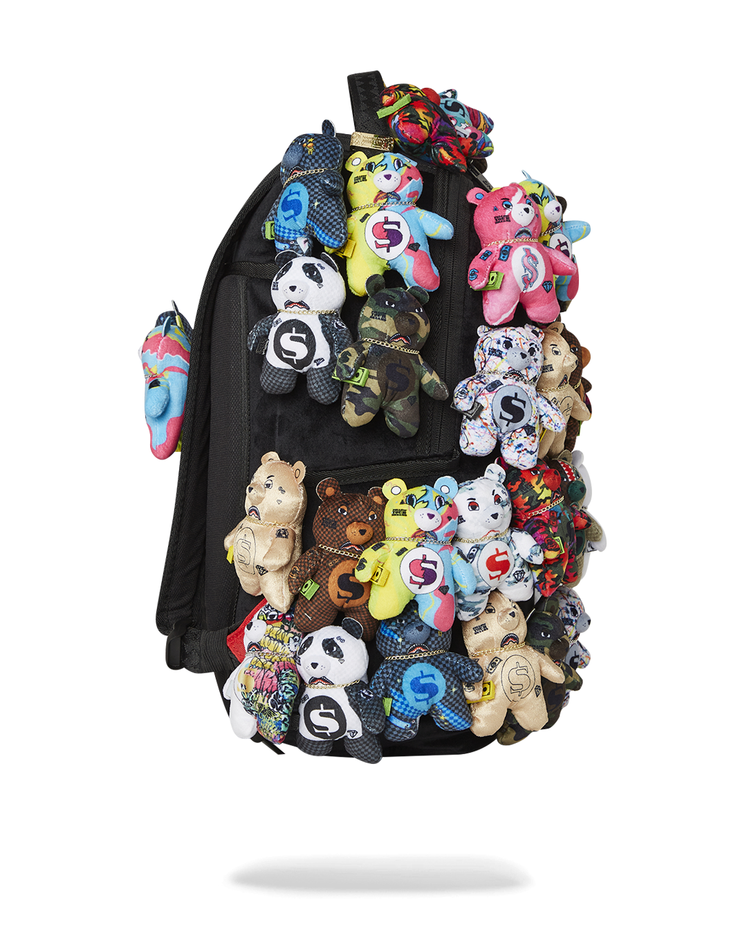 PACK OF BEARS REAL PLUSH BEARS RUNWAY PIECE BACKPACK - SUPER EXCLUSIVE