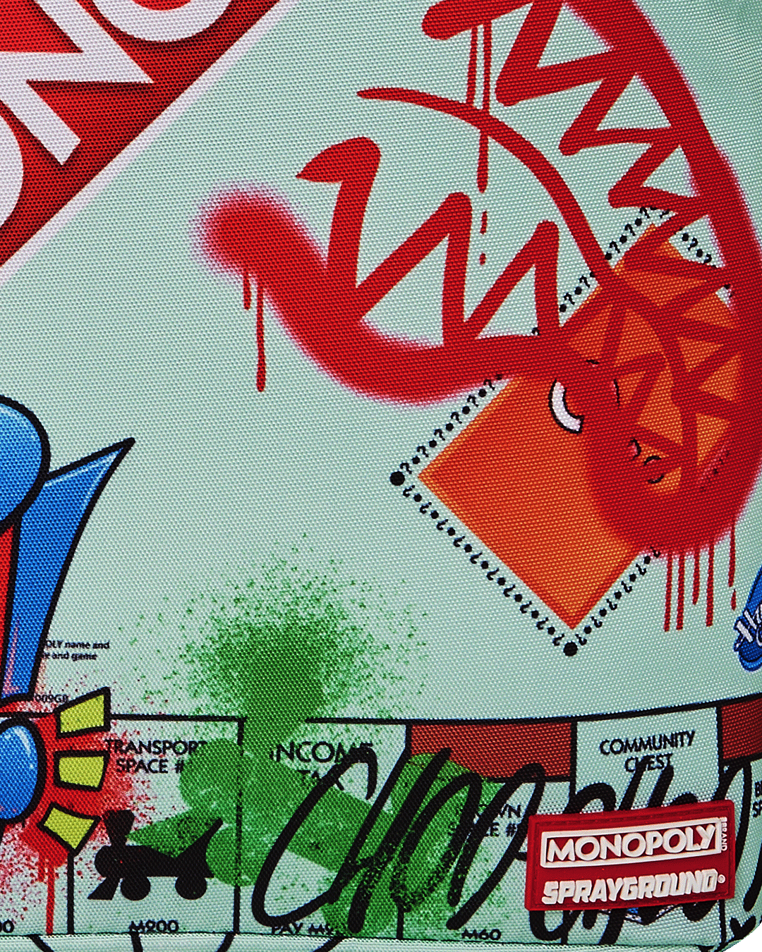 MONOPOLY DO NOT PASS GO DLXSR BACKPACK