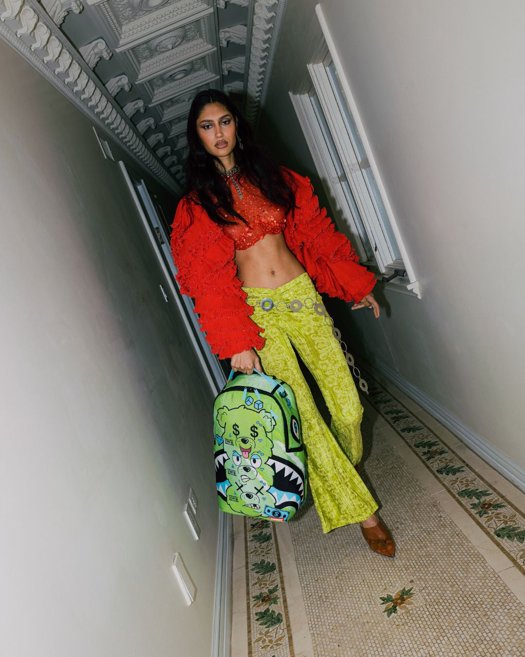 MONEY BEAR SEEING TRIPLE DLXSR BACKPACK