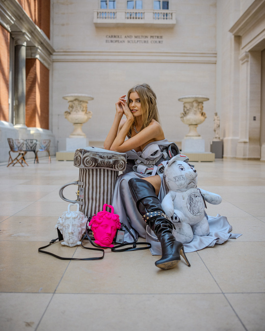 THE MET ALEXANDER THE GREAT MACEDONIAN TEDDYBEAR BACKPACK