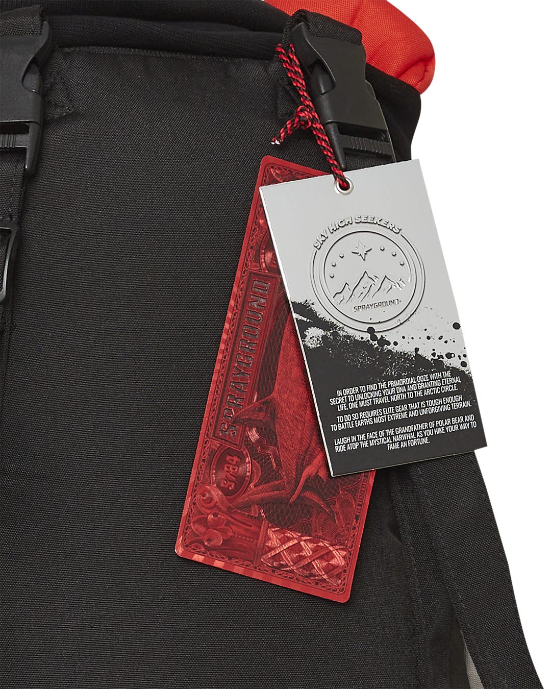 SKY HIGH SEEKERS ARCTIC GPS MONEYBEAR BACKPACK