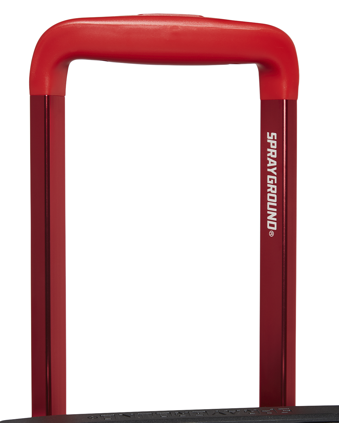 MOLDED SHARKITECTURE RED HARDSHELL CARRY-ON LUGGAGE