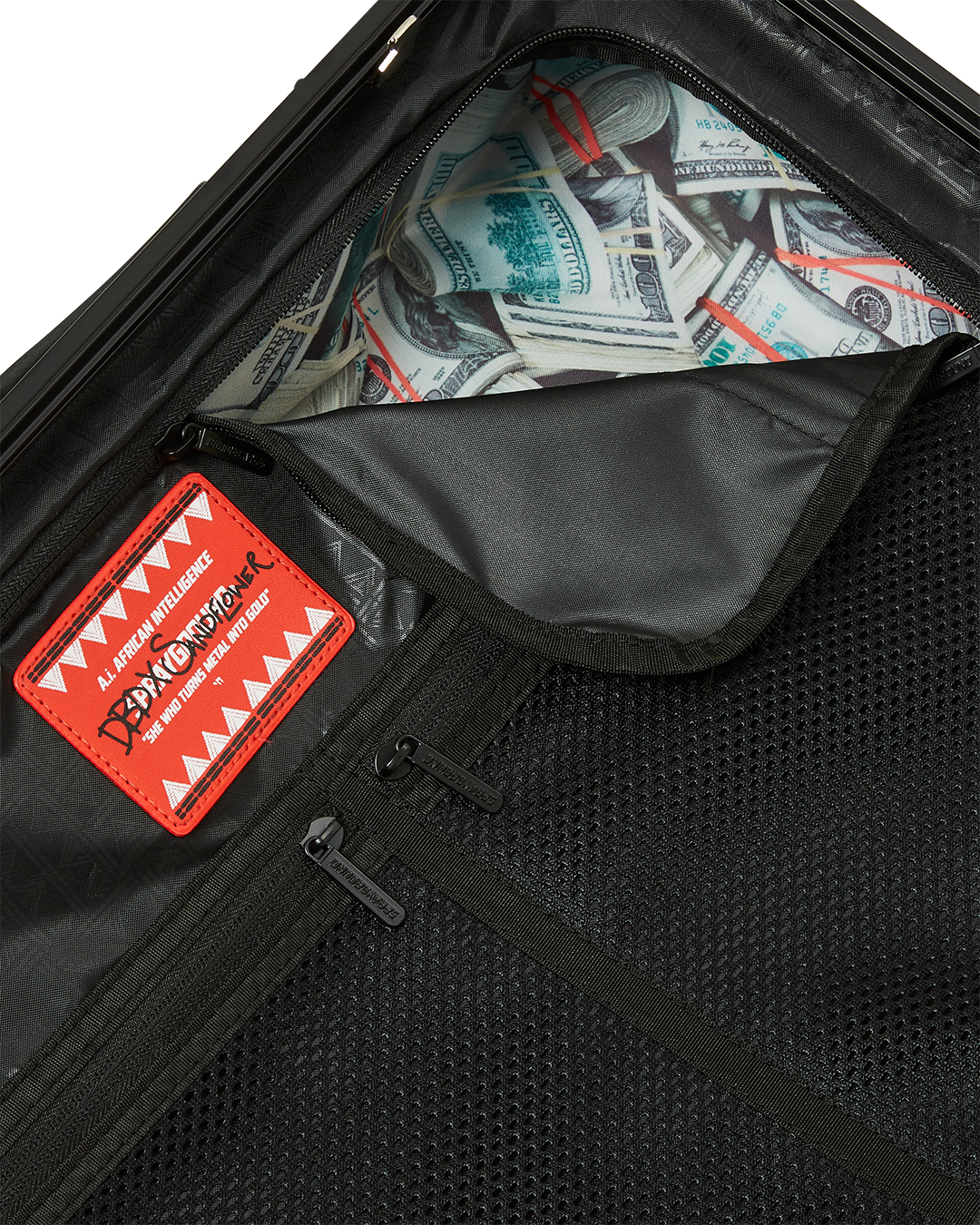 A.I. PATH TO THE FUTURE III HARDSHELL CARRY-ON LUGGAGE - SANDFLOWER COLLAB