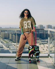 MIND TRIP SHARK DOSE SHARKNAUTICS HARDSHELL CARRY-ON LUGGAGE