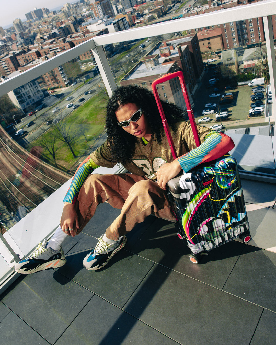 MIND TRIP SHARK DOSE SHARKNAUTICS HARDSHELL CARRY-ON LUGGAGE