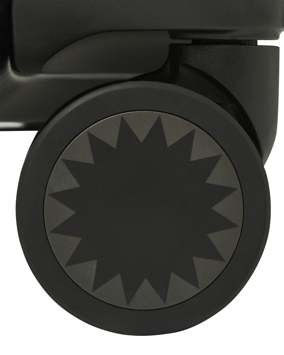 REALITY CHECK SHARKITECTURE CARRY-ON JETBLACK LUGGAGE (GUNMETAL HARDWARE)