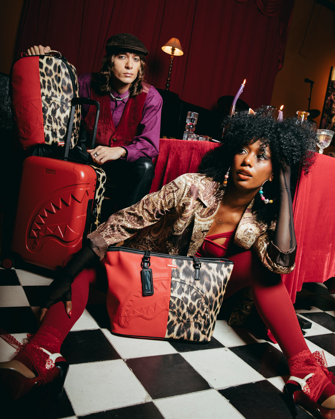 SHARK MILES PER HOUR SHARKITECTURE CARRY-ON LUGGAGE