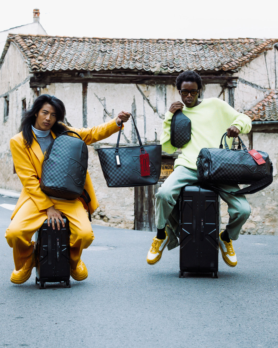 NIGHTSHARKS WORLDWIDE SHARKITECTURE CARRY-ON LUGGAGE