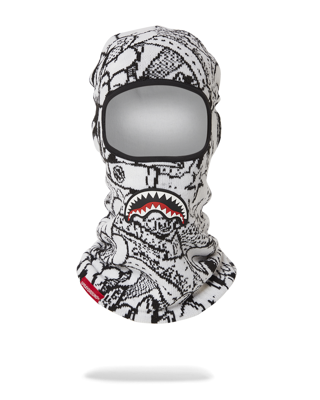 DOODLE SHARK SKI MASK