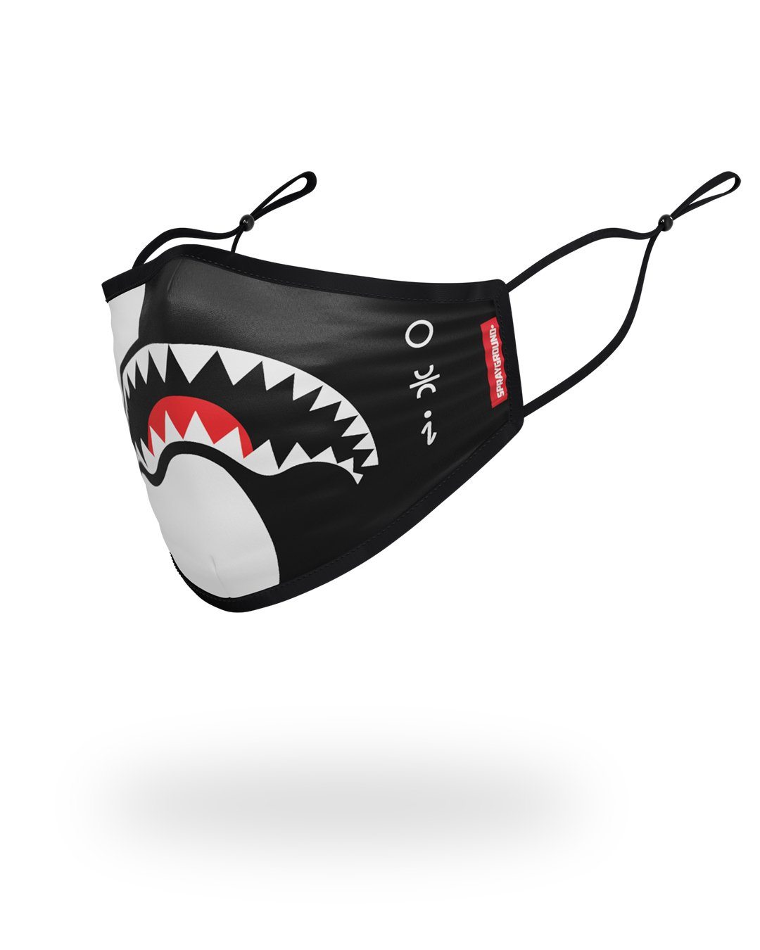 ADULT YIN YANG FORM FITTING FACE MASK