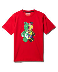 YOUTH ANATOMY BEAR T-SHIRT RED