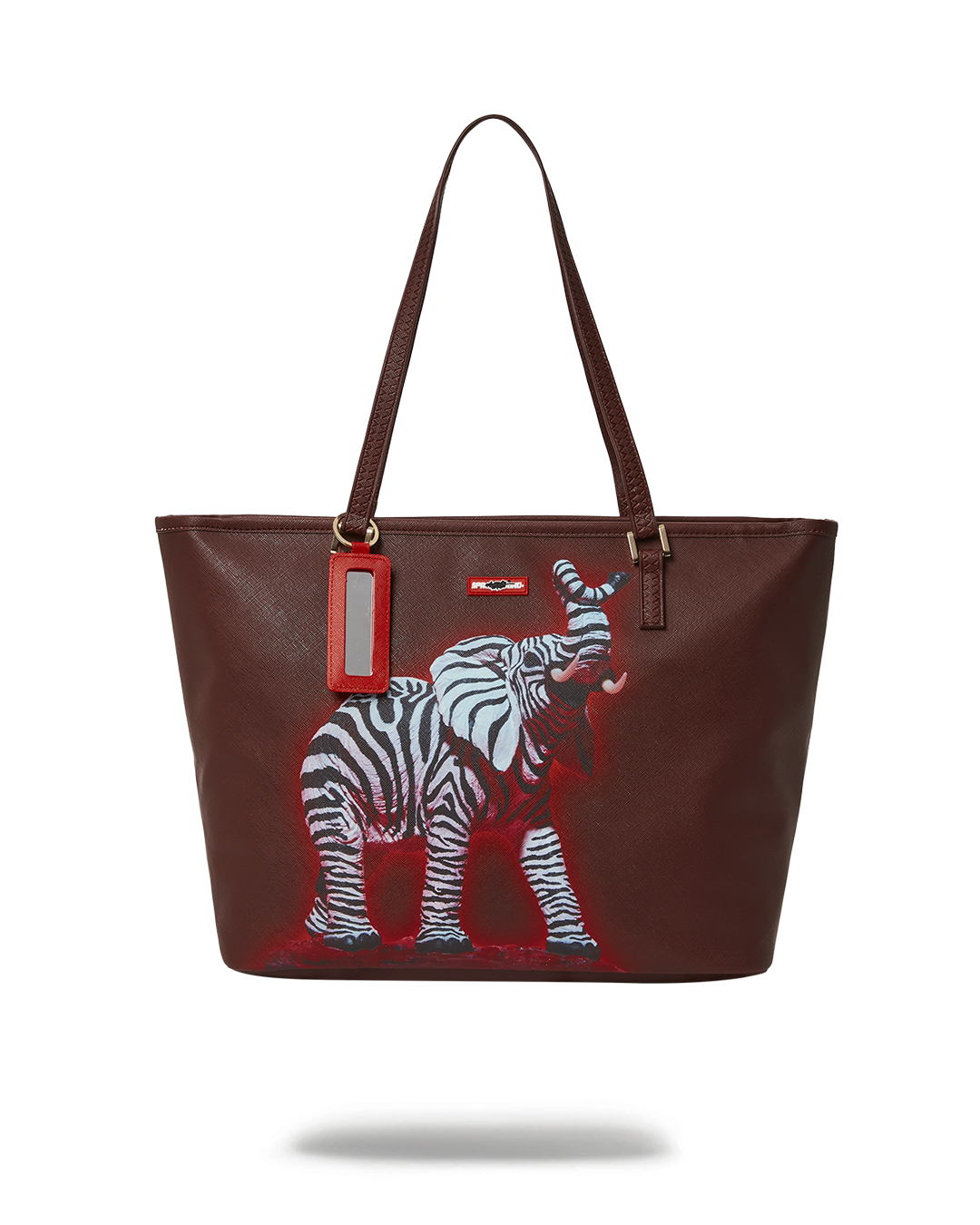 ZEBRA ELEPHANT RON ENGLISH COLLAB TOTE
