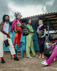 NOIR QUILT GOLD CHAIN SHARK WALLET