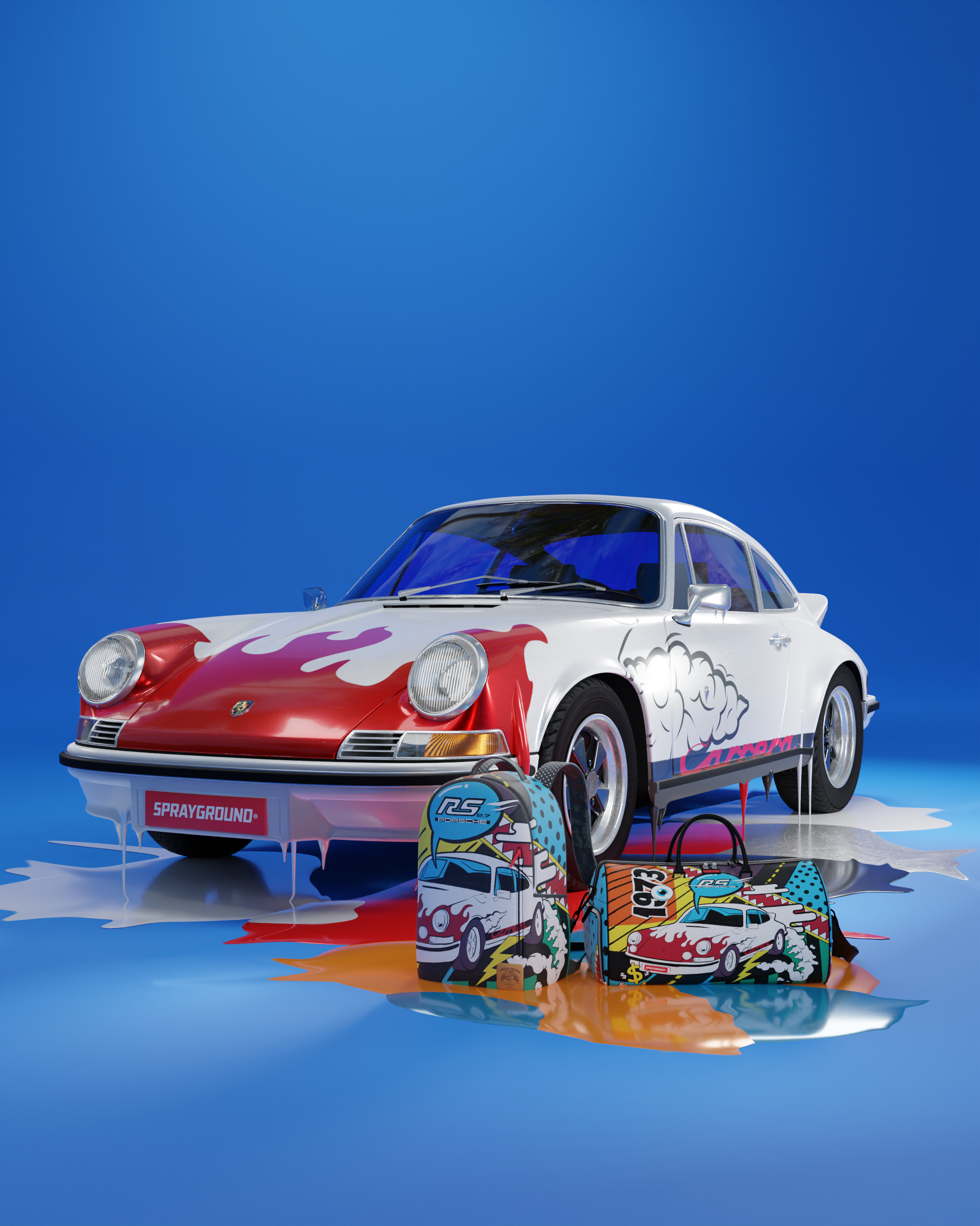 PORSCHE 1972 COLLAB DUFFLE (ONLY 1,911 UNITS MADE)