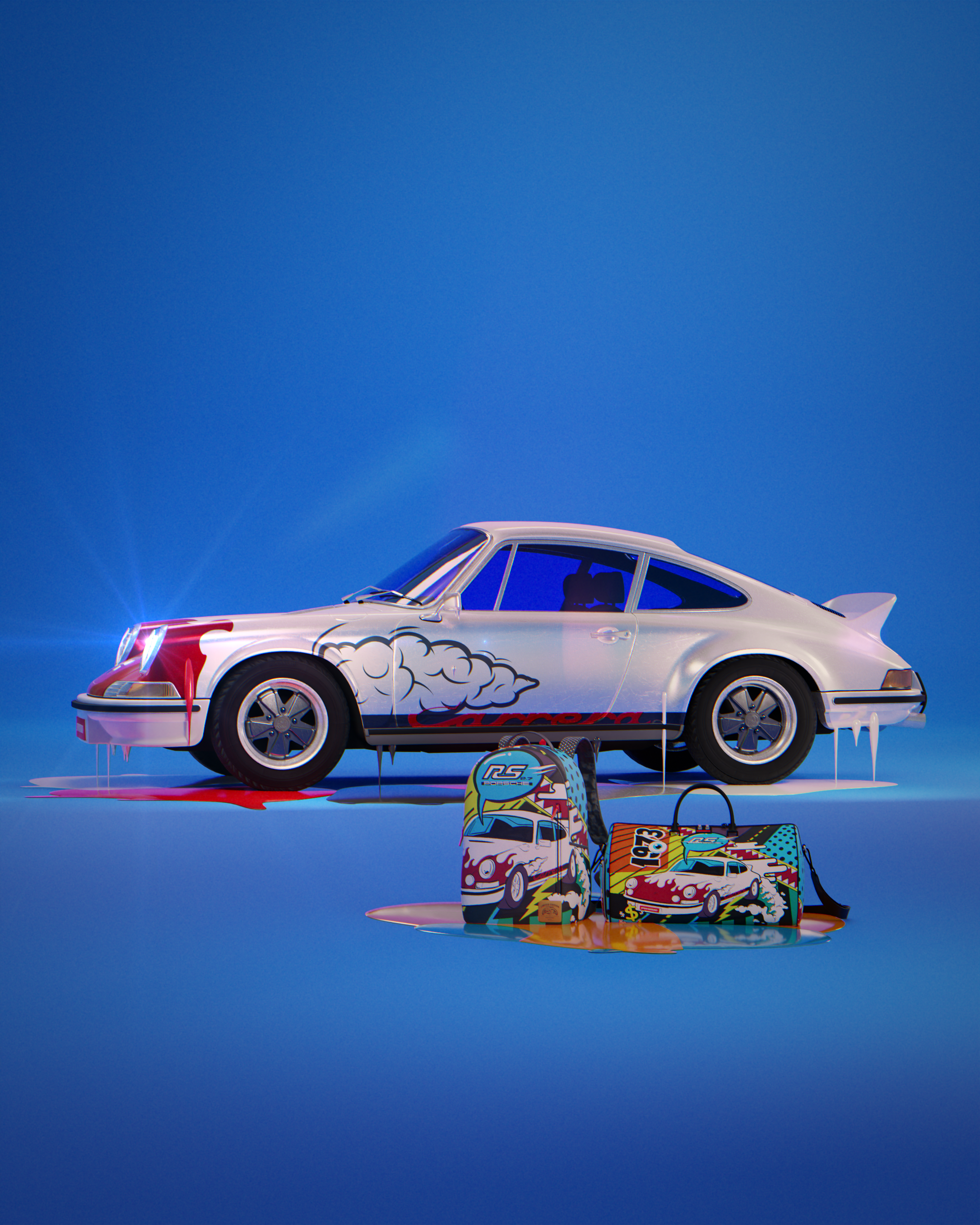 PORSCHE 1972 COLLAB BACKPACK (ONLY 1,191 UNITS MADE)