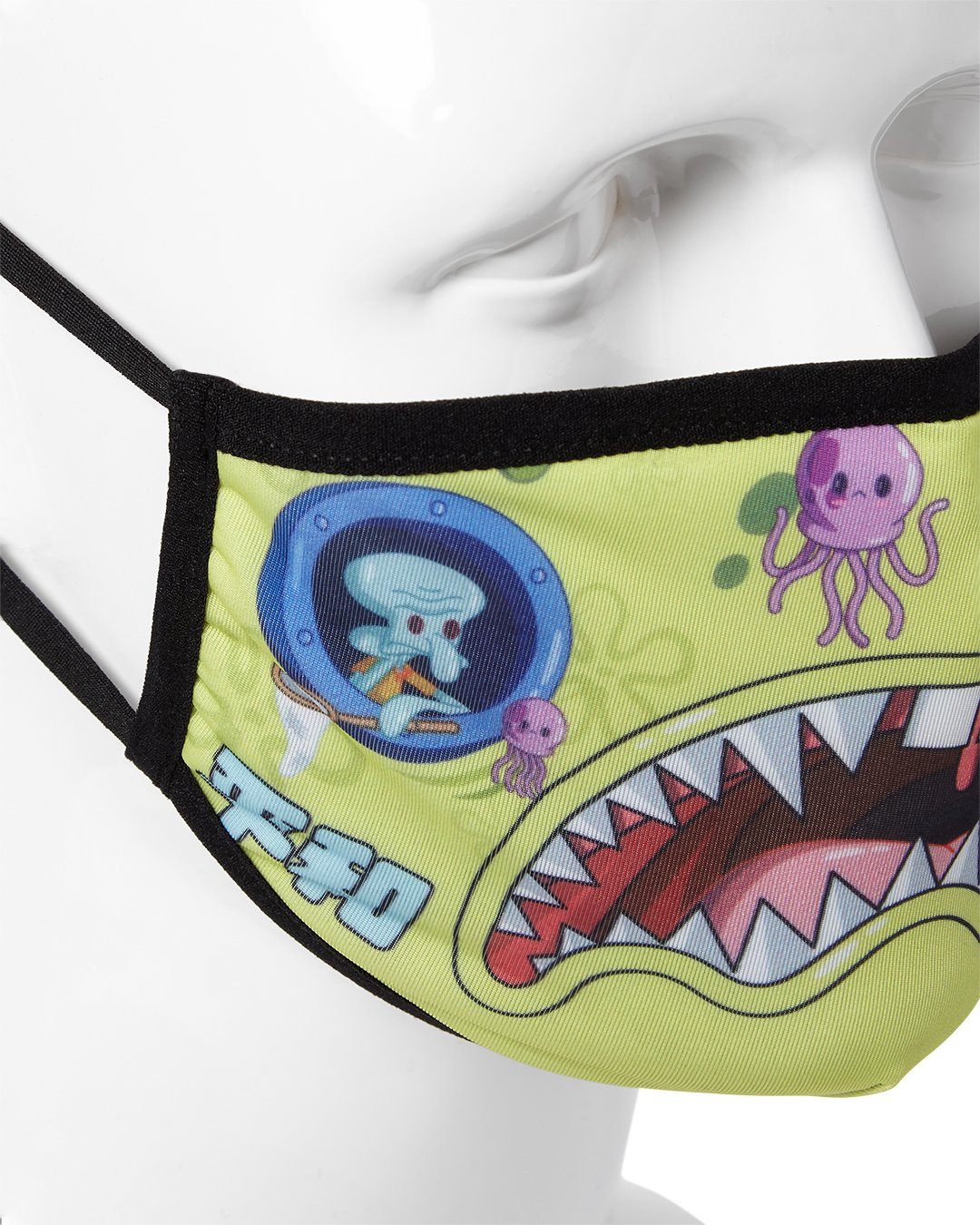 ADULT SPONGEBOB JAPAN SHARK FORM FITTING FACE-COVERING