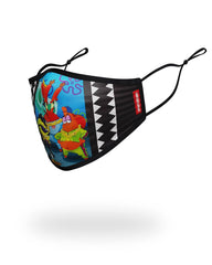 ADULT SPONGEBOB TRACK SUIT FORM FITTING FACE-COVERING