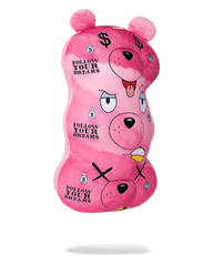 MONEYBEAR TRIPLE PINK PLUSH TOY/PILLOW