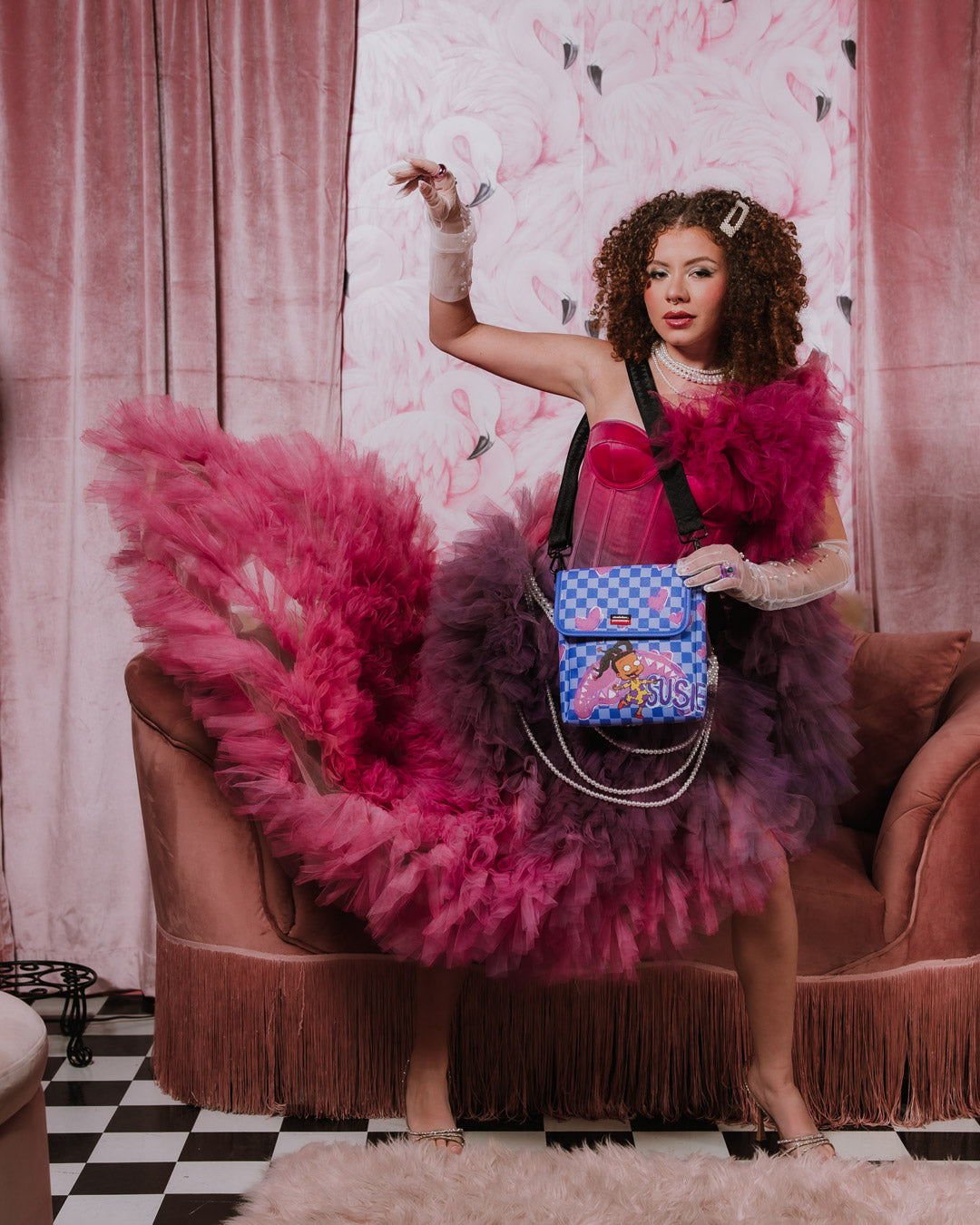 RUGRATS SUSIE CRAYON SHARK MESSENGER SLING