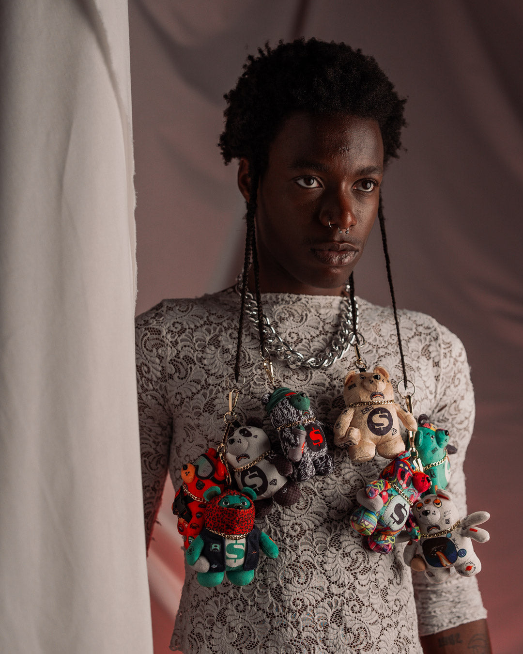 LIL X-RAY BEAR KEYCHAIN