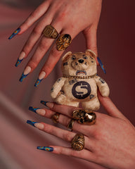 GOLDRUSH BEAR KEYCHAIN